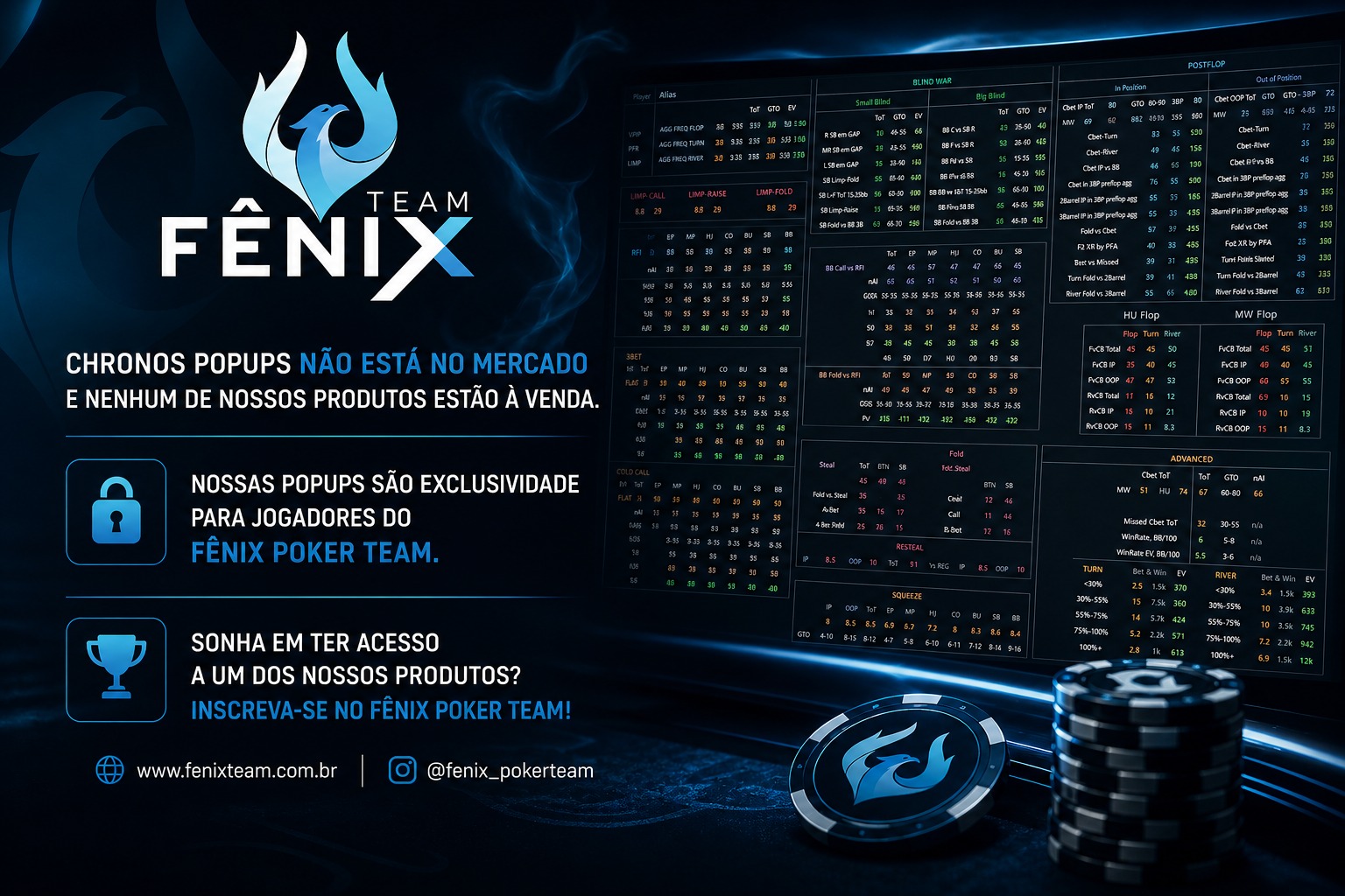 Chronos PopUp — Exclusivo Fênix Poker Team